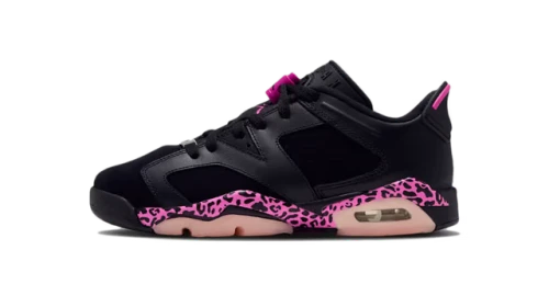 Jordan 6 Retro Low Black Fierce Pink (GS)
